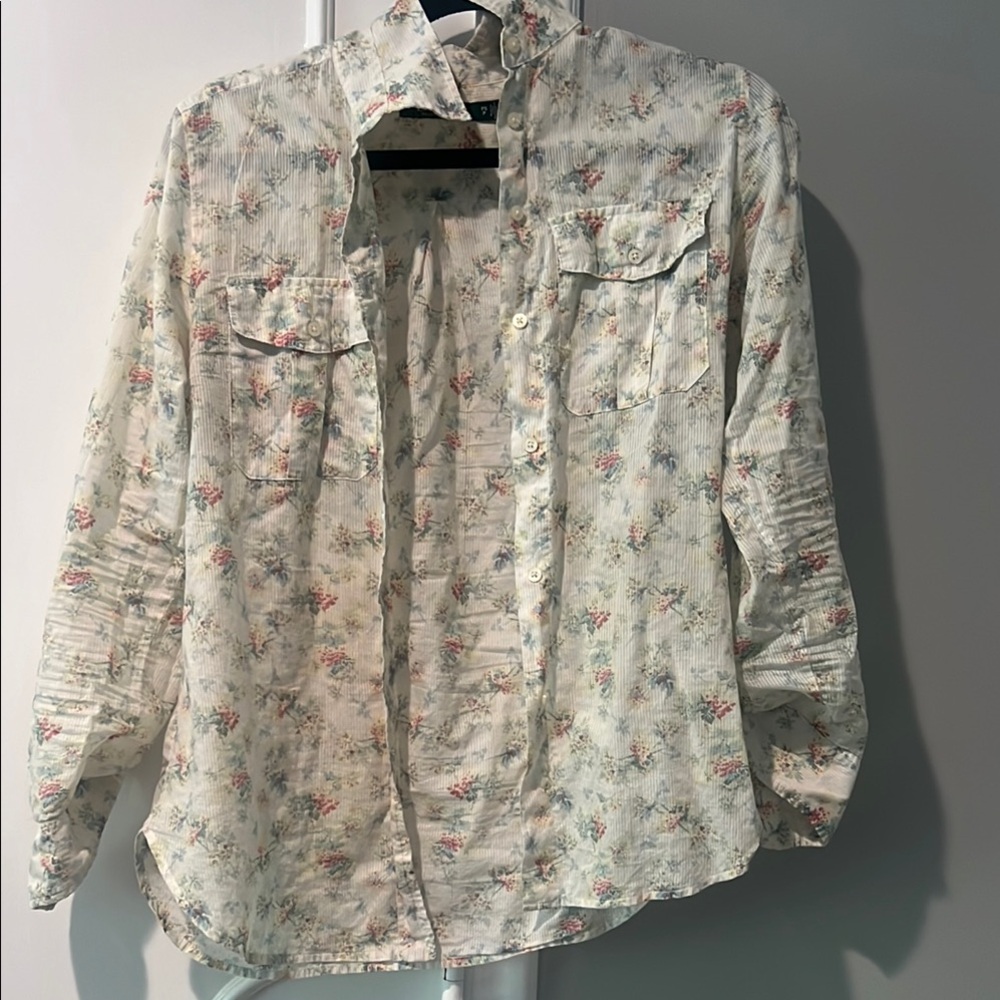 Ralph Lauren Cotton floral print shirt